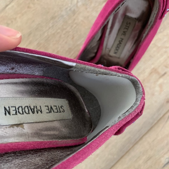 Steve Madden Suede Pink heels - Picture 8 of 8